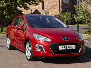 Peugeot 308 5-Door 2011 года (UK)